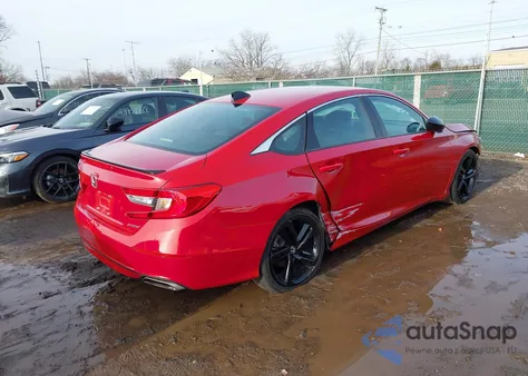 2022 Honda Accord Sport from USA, damaged, VIN 1HGCV1F37NA030458